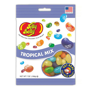 Jelly Belly Tropical Mix 7 oz Bag 